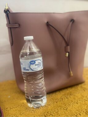 Ralph Lauren Mauve Drawstring Tote